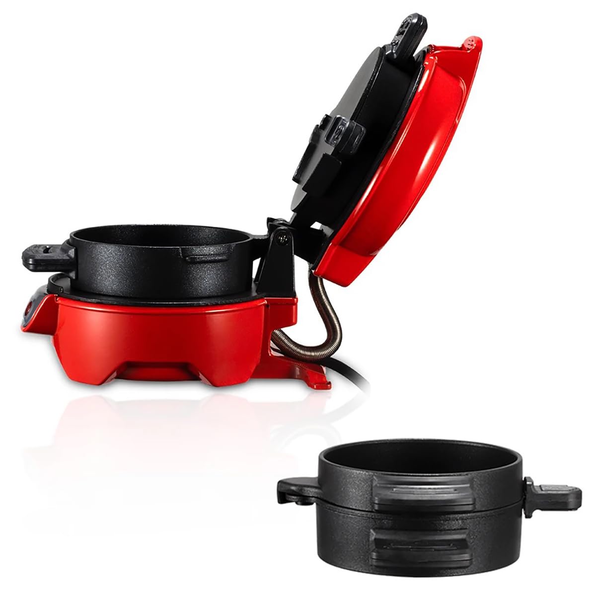 Sandwichera eléctrica para desayuno, mini máquina portátil para hacer hamburguesas, sandwichera a la parrilla con placas de cocción antiadherentes fáciles de limpiar, hace sándwiches