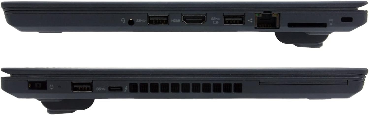 Lenovo Thinkpad T470 14 inches Business Laptop Computer, Intel Core i5-6300U, 16GB RAM, 512GB SSD, Thunderbolt, Type-C, HDMI, RJ-45, Windows 11 Pro (Renewed)