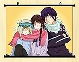 Cartoon world Home Decor Anime Japanese Poster Wall Scroll Hot Noragami Yato Yukine Cosplay