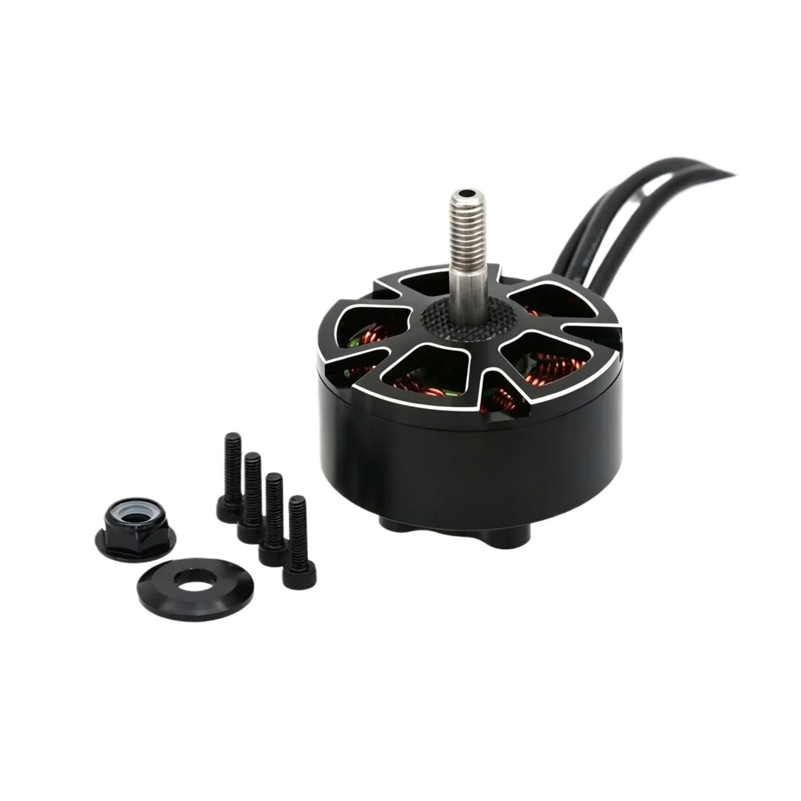 Motore brushless X4115, compatibile con UAngel, drone FPV | Supporta potenza 3‑8S e si adatta a eliche da 13/15/16 pollici for l'assemblaggio di droni da corsa(X4115 650KV (3S-8S))