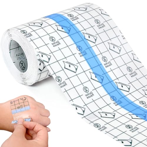 Vendaje Transparente Impermeable 15cm x 10m Cortable y Adhesivo Vendaje para Tatuajes Transpirable y Suave Elástico Sin látex para Aftercare, Deportes Natación y Ducha, Protege la Piel Tatuada Vendaje Transparente Impermeable 15cm x 10m Cortable y Adhesivo Vendaje para Tatuajes Transpirable y Suave Elástico Sin látex para Aftercare, Deportes Natación y Ducha, Protege la Piel Tatuada