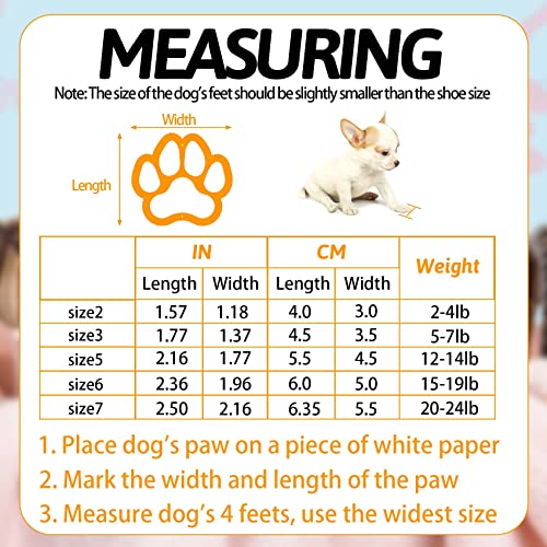 OIIKI 2 Sets Dog Boots Anti-Slip Paw Protectors, Soft Dogs Shoes with Reflective Straps Pet Supplies Accessory for Indoor Outdoor Walking Run Sports Size 2(1.57×1.18in), Pink/Black (8PCS) OIIKI 2 Sets Dog Boots Anti-Slip Paw Protectors, Soft Dogs Shoes with Reflective Straps Pet Supplies Accessory for Indoor Outdoor Walking Run Sports Size 2(1.57×1.18in), Pink/Black (8PCS)