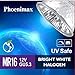Phoenimax 6PCs MR16 12V 50W 800LM Halogen Bulb GU5.3 EXN Professional Quartz dichroic Reflector UV Stop Tempered Glass Cover dimmable for spot Lights Warm White 3000K