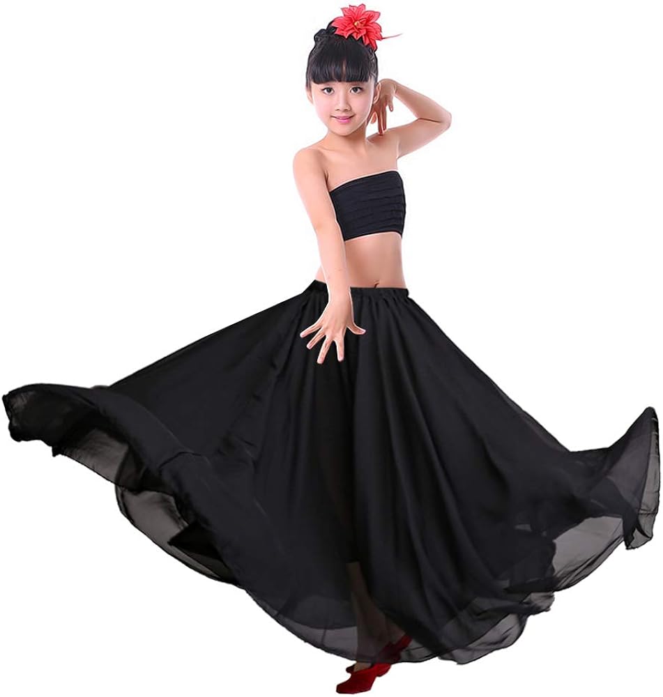 zdhoor Kids Girls Full Circle Liturgical Praise Character Skirt