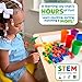 Skoolzy Counting Bears Set - 70 Pc Color Sorting Sensory Toys for Toddlers 3-4 - Montessori Toys for 3 Year Old - Autism Toys for Toddlers 3-4 - Color Sorting Toys for Toddlers Learning + Education