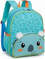 Mochila Infantil, Nova Rio, Animais, Menino, 33 cm, Sortida