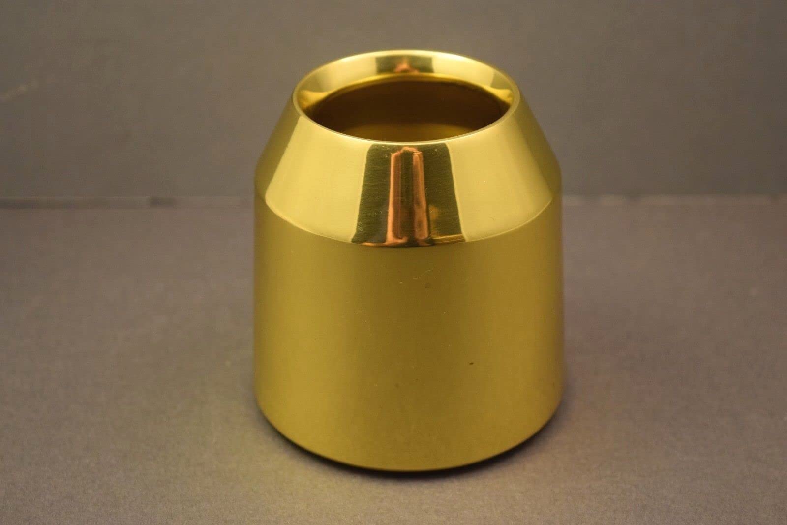 Single Brass Candle Follower for 2 1/2" Diameter Paschal Candle (1 Piece)
