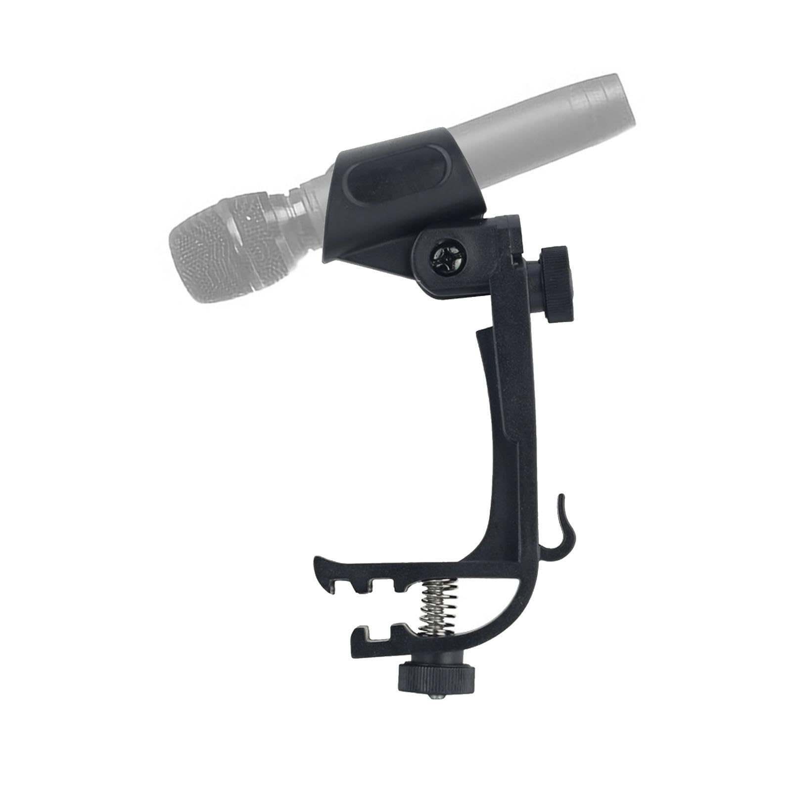 Clip Microfono Per Batteria - 2 Pezzi Reggimicrofono Regolabile Per Drum Set - Foto 10