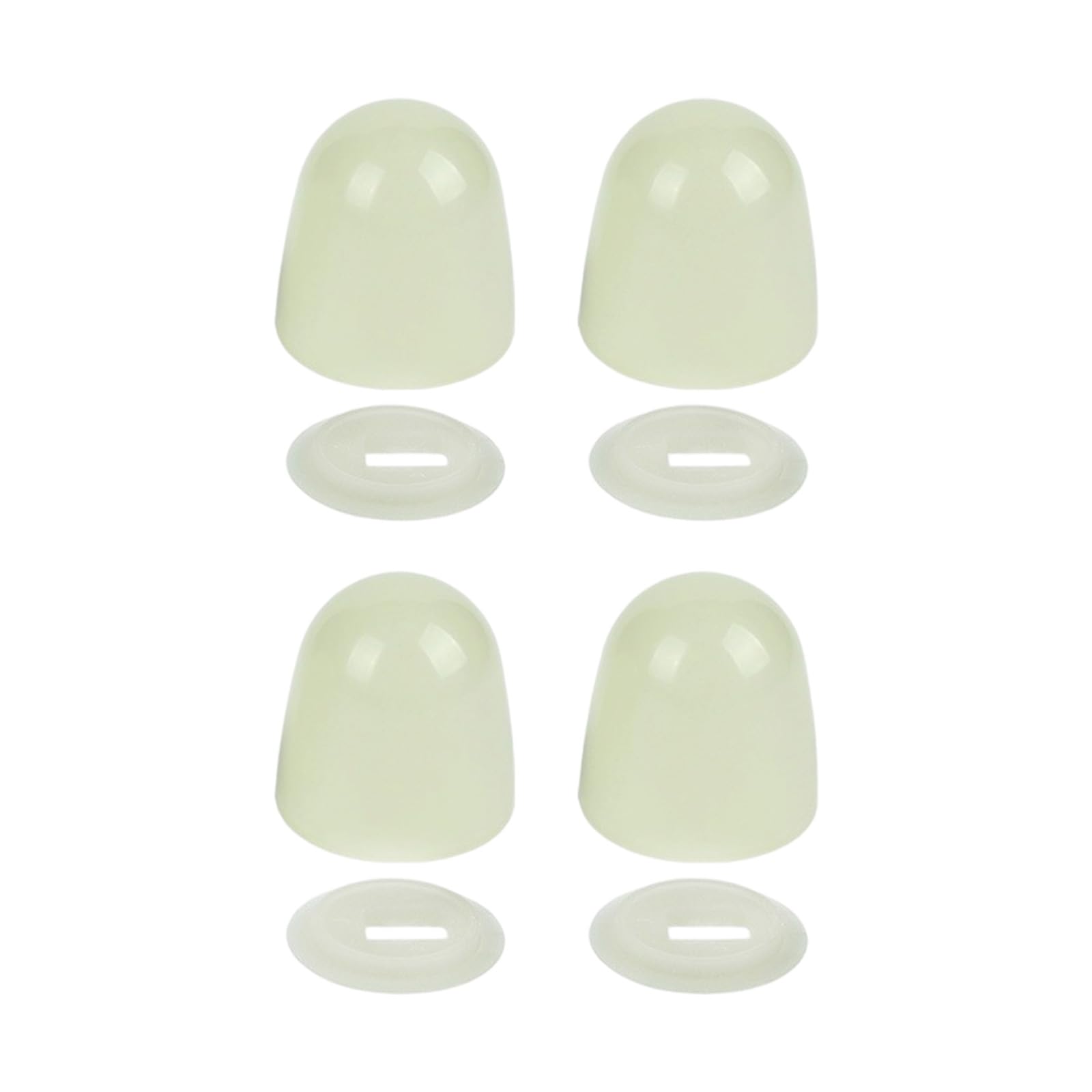 Hdoytxxm 4 Packs 2 / 4Pcs Hat Bolt Covers Screw Caps Universals Luminously Toilet Accessories Decorative Cover Enduring Universals Luminously