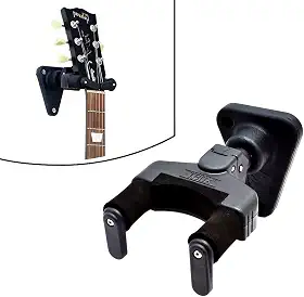 SUPORTE DE PAREDE PARA VIOLÃO/GUITARRA AGS, COM TRAVAMENTO AUTOMÁTICO - IBOX