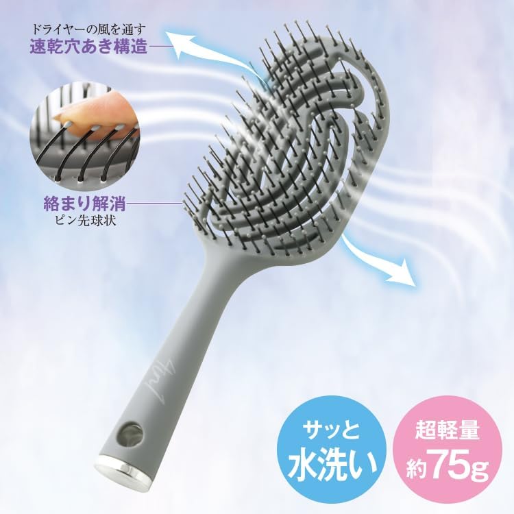 Amazon | メイダイ ボリュームアップブラシ ヘアブラシ 髪 ボリューム