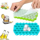 🥃 【Fácil Liberación y Limpieza del Hielo】 Gírelo o empuje fácilmente desde la parte inferior para que pueda tomar el hielo necesario fácilmente. La superficie de silicona facilita la limpieza.