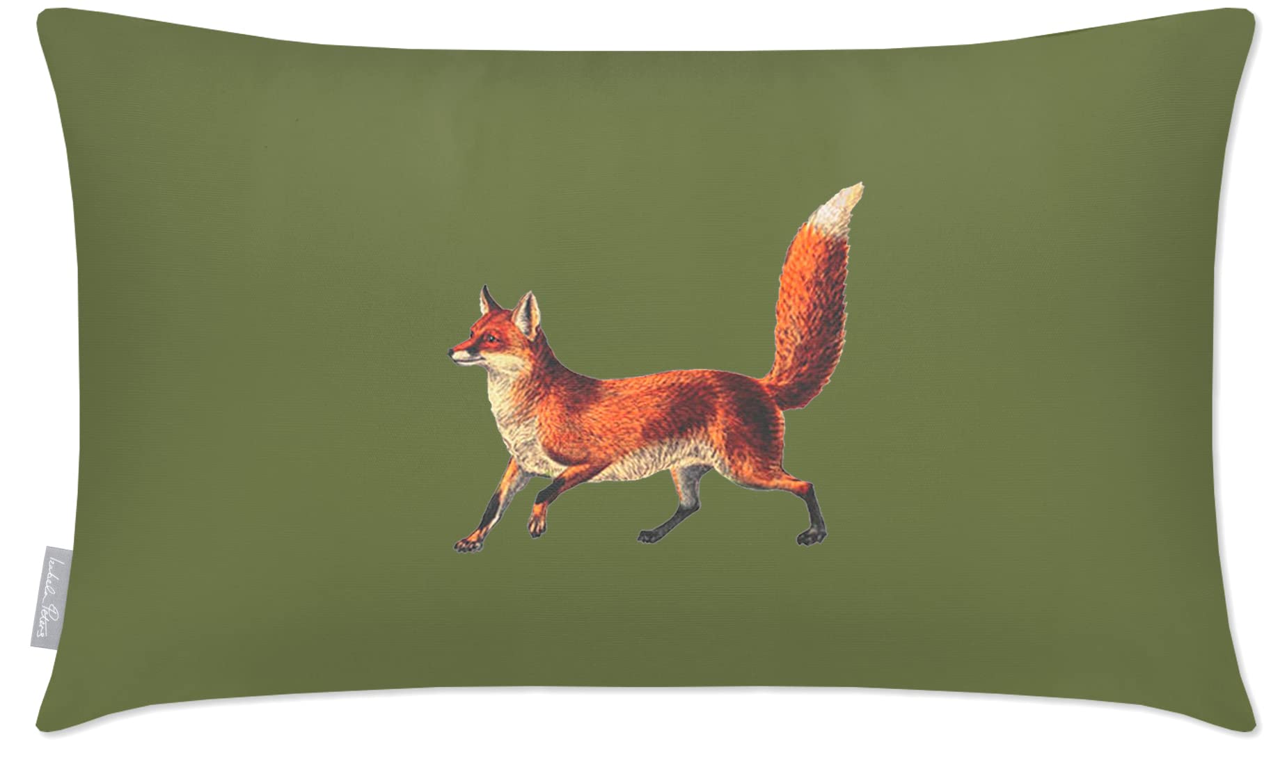 Izabela Peters Outdoor Cushions Waterproof, 55 x 35 cm, Filled Outdoor Cushion, Fox - Sage, Garden Furniture Cushions, Outdoor Seat Cushions, Garden Chair Cushions โ image 1