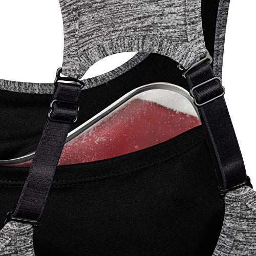The Original WineRack Booze Bra Flask - Adjustable Design - Holds 25oz of Booze (Grey, Large) by WineOvation - Image 3