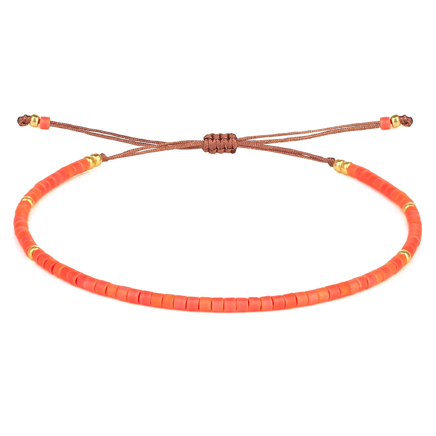 KELITCH Pulseras Amistad con Cuentas Concha Cristal Color Bohemio Pulsera Hecha A Mano Brazaletes Joyería para Mujer — view 41