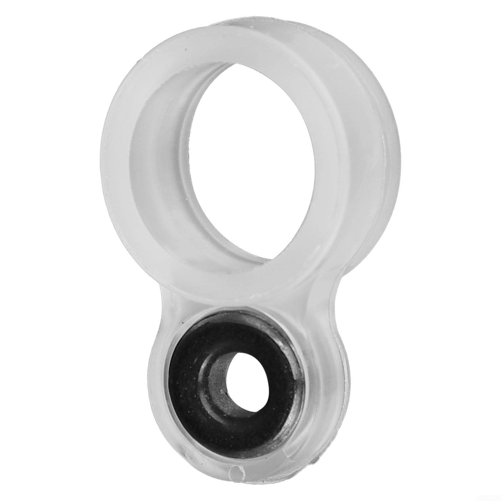 Anneaux de guidage en silicone pour canne à pêche avec inserts en céramique, kit de réparation de pointe de ligne blanche transparente pour la mer, la plage, le bateau, la pêche, 14 ou 22 pièces de