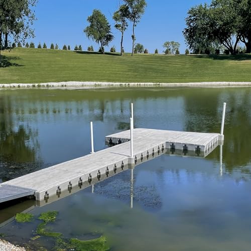 Connect-A-Dock 15-Foot T-Shape Floating Dock Kit