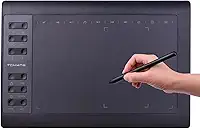 Marblue Mesa Digitalizadora 11,6' Preta com Resolução 5080LPI e 266PPS para Estudantes, Desenho, Pintura e Anotações, com Caneta, Suportes, Adaptadores e Acessórios