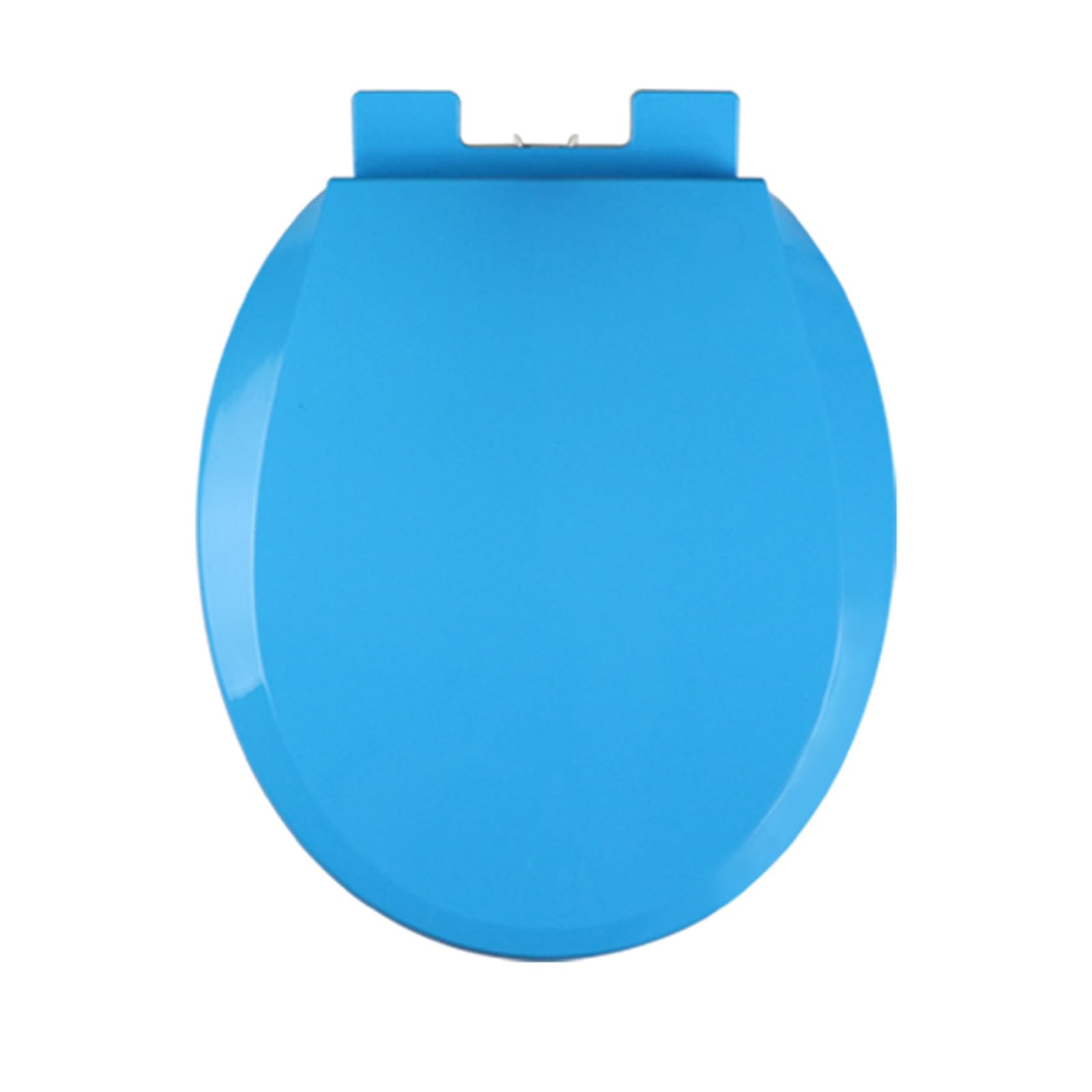 Blue, Colored Toilet Seat Round 360 * 410Mm, Slow Close Seat, Fit and Standard Toilets, Quick Release Hinges for Easy Clean, Installing, Never Loosen