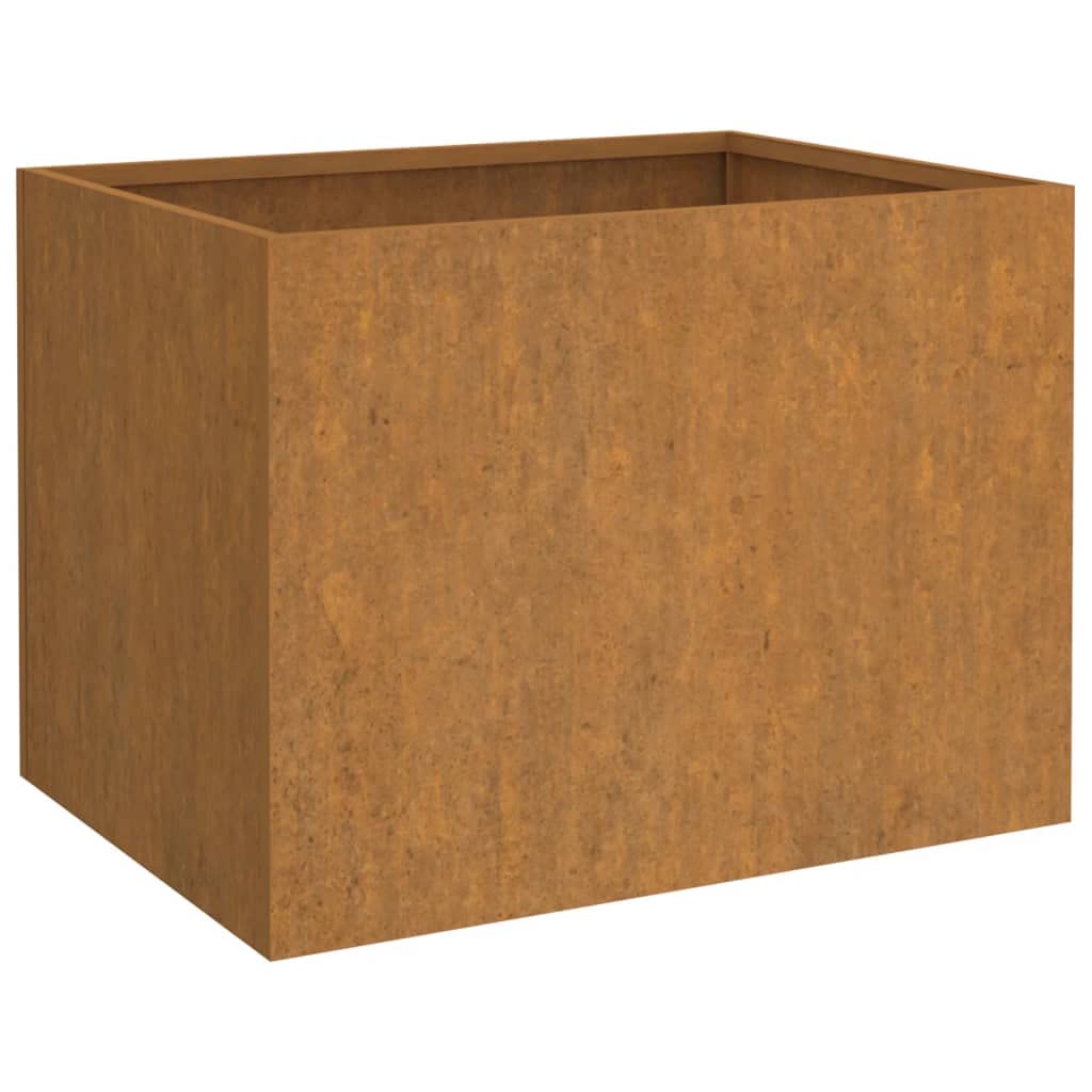 Generico Fioriera 62x47x46 cm Acciaio Corten,Prato e Giardino,Giardinaggio,Vasi e fioriere-821558