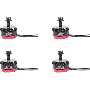 4X RC RS2205 2205 2300KV Brushless Motor for 2-6S 20A/30A/40A ESC FPV RC QAV250 X210 Racing Drone Multicopter CW