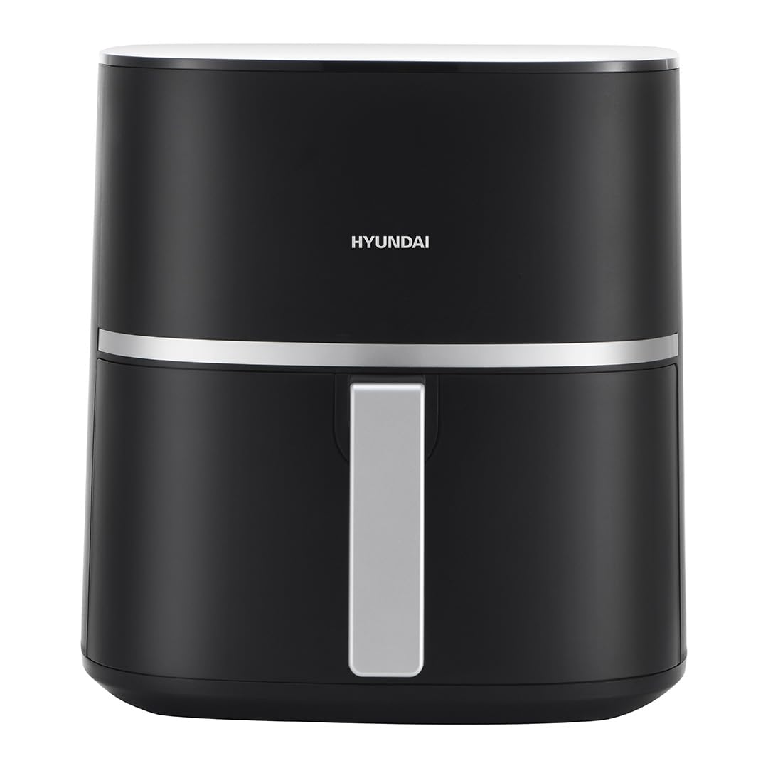 Hyundai Air Fryer without Oil 5.5 Litres, Air Fryer HAF5500D, 1600 W, 10 Programs, Black