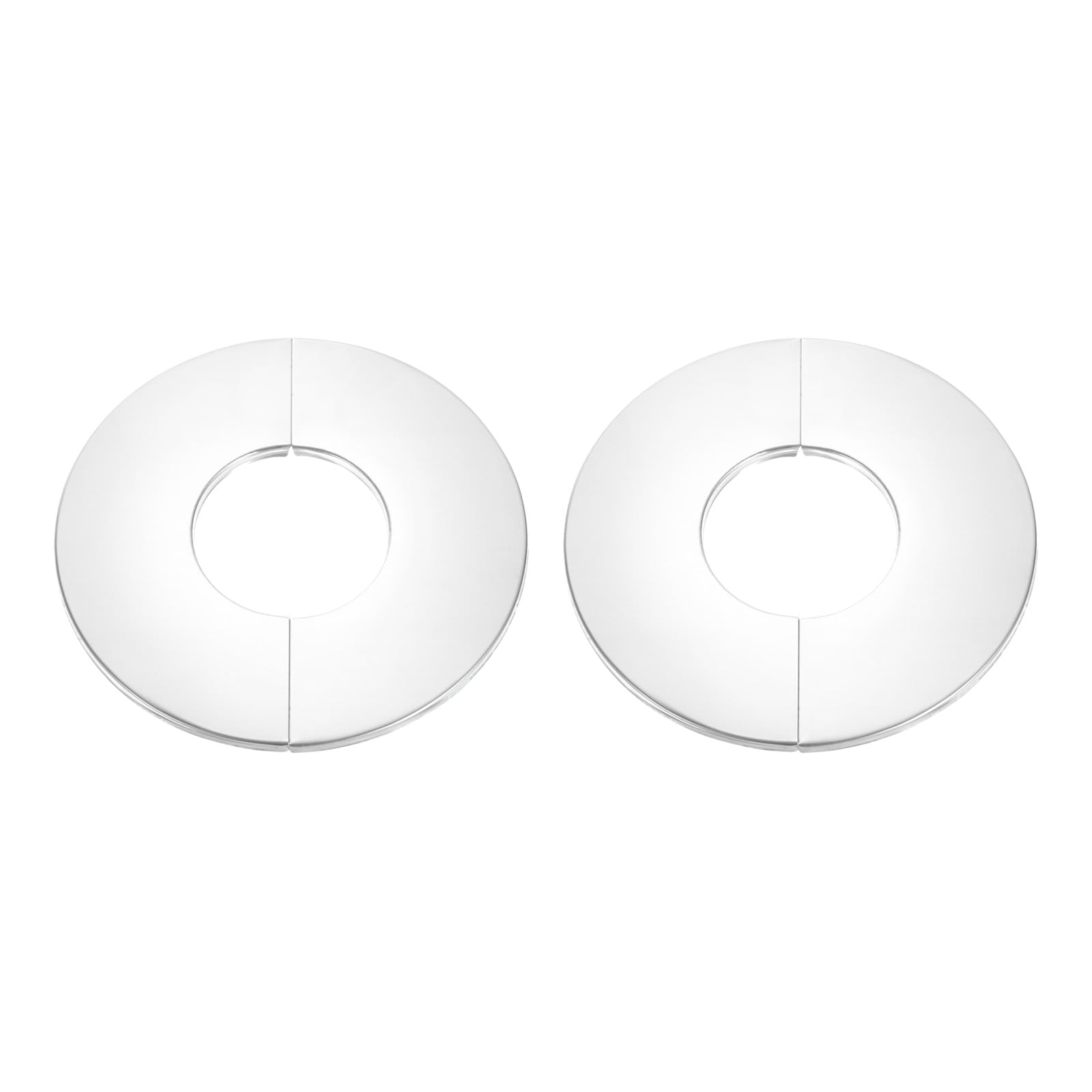 sourcing map 2 Stück Heizungsrohr, 60mm Rohrabdeckung Dekoration für Heizkörperrohre aus Edelstahl 304 Rohrverkleidung für Heizungsrohre, Heizkörper Rohrisolierung