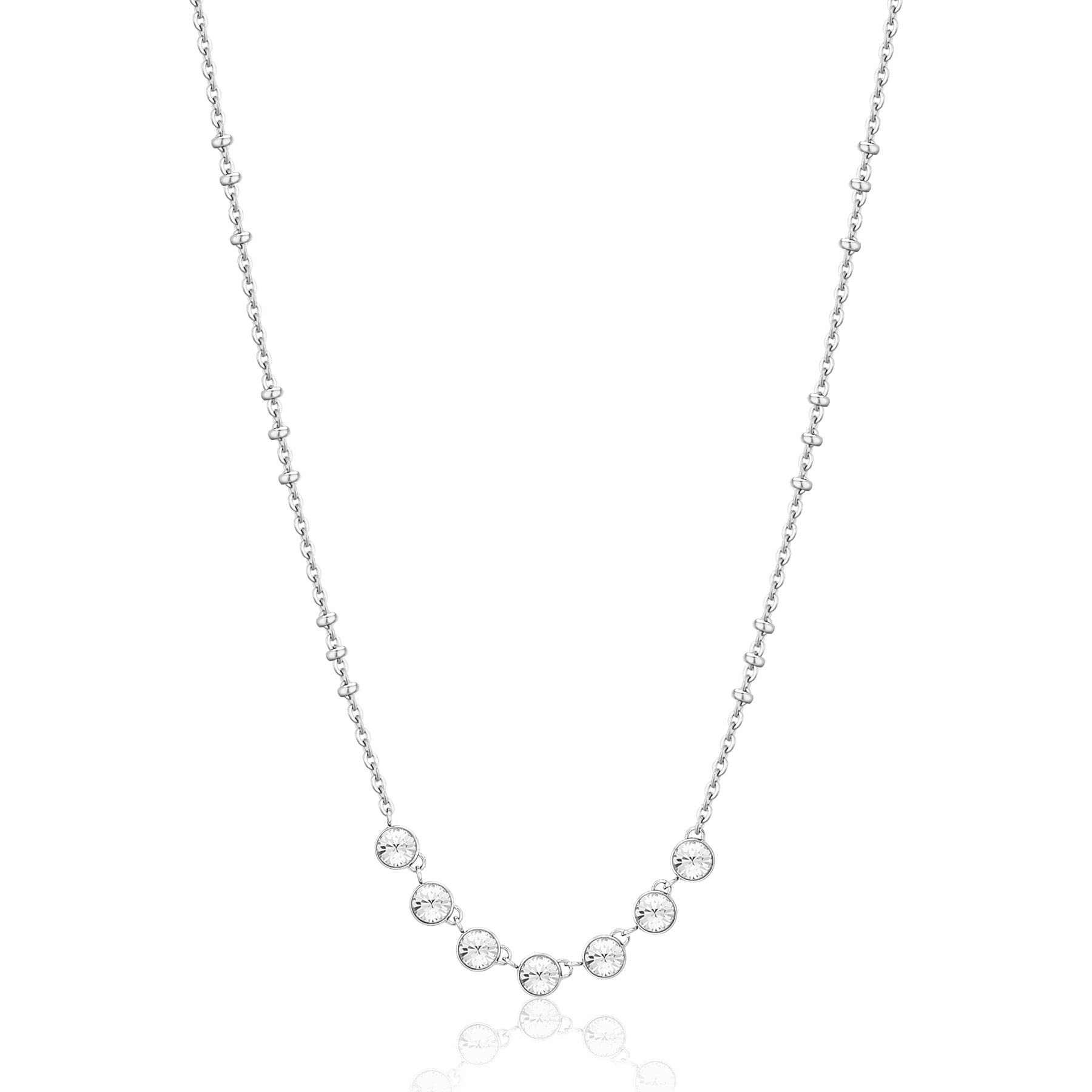 Brosway Collana Donna, Collana in Acciaio e Cristalli | Collezione Symphonia - BYM133