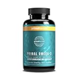 Primal Harvest Omega 3 Fish Oil Supplements, 30 Servings Soft Gels Capsules w/ 1000mg EPA + DHA Supplements, No Fishy Burps Non-GMO Omega 3 Fatty Acid