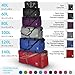 Bago Big XXL Foldable Duffel Bags for Traveling Women & Men - 140L Packable Duffle Bag for Travel with Shoe Compartment - Water Repellant, Heavy Duty, Lightweight Folding & Collapsible (Pink)