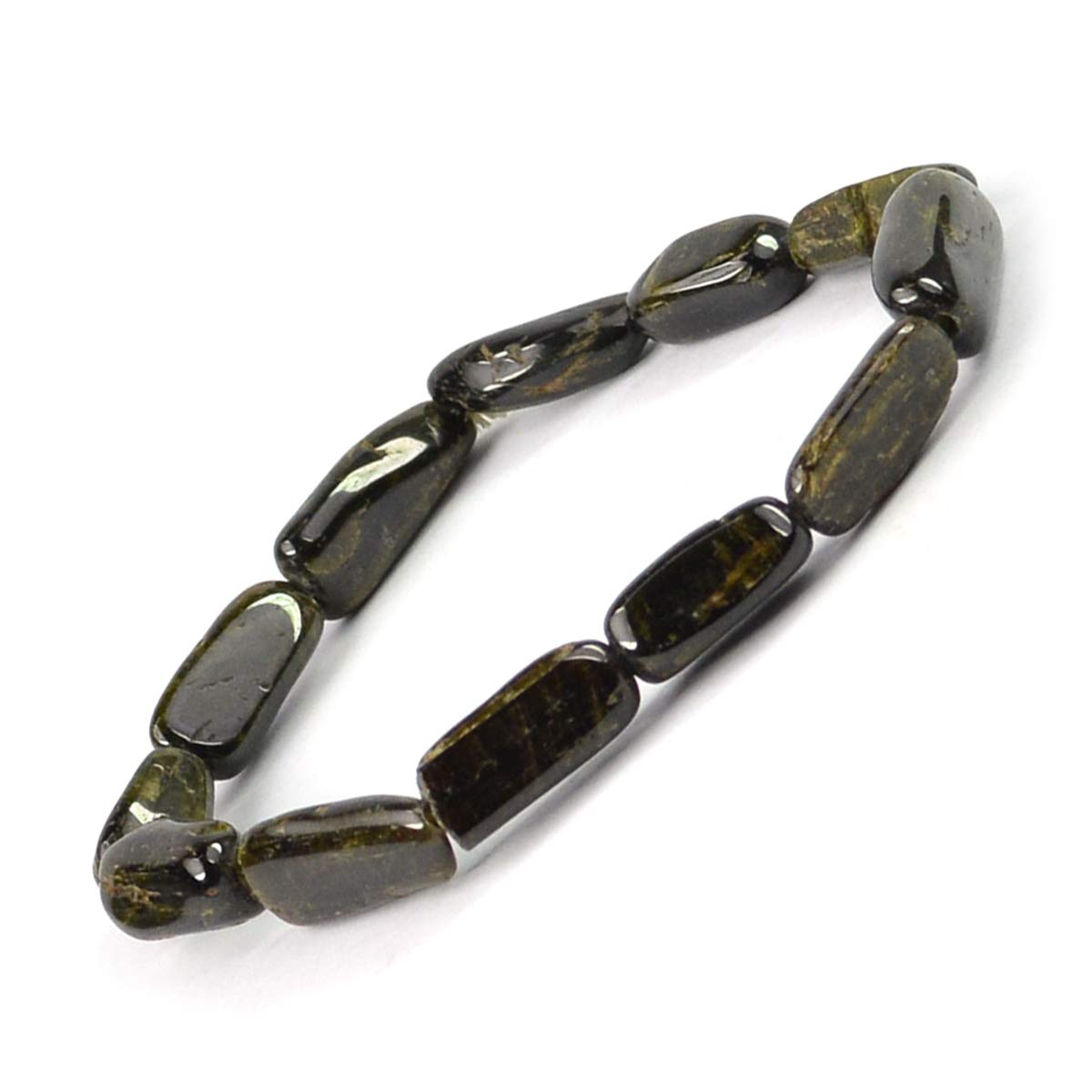 Reiki Crystal Products Natural Green Tourmaline Bracelet Crystal Stone Tumble Bead Bracelet for Reiki Healing and Crystal Healing Stones (Color : Green) (B08TX14432) Amazon Price History, Amazon Price Tracker