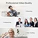 VITADE Streaming Webcam 1080P, 960A HD Web Camera USB Web Cam for Gaming Conferencing Video Chatting Mac Windows Desktop Computer Laptop Wide Angle Webcam with Ring Light & Microphone & Tripod