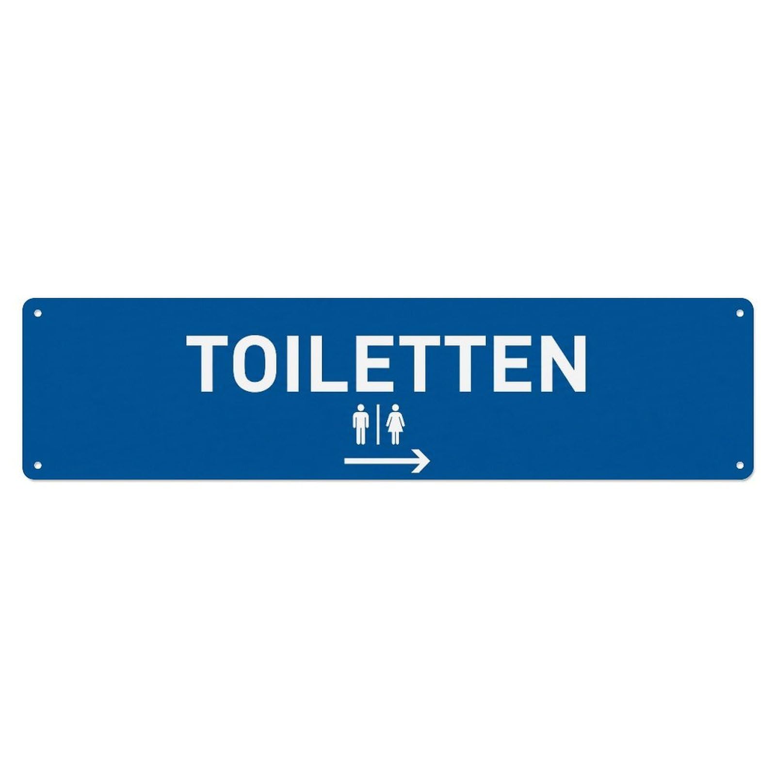 Metal Tin Sign Toiletten Facilities Available