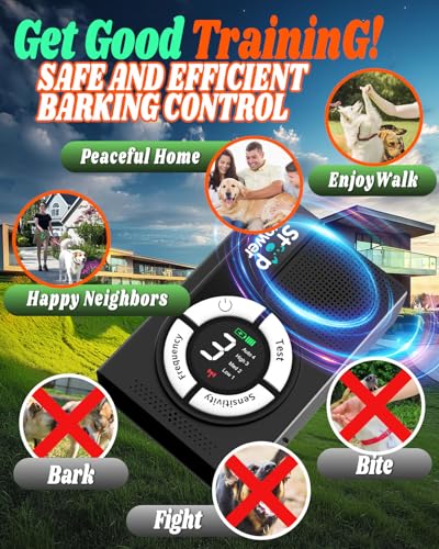 Hallmark ANTI BARKING DEVICE 314 Anti Barking Device, 1500 Mah Rechargeable Ultrasonic Dog Barking Deterrent Devices Safe thumb #5