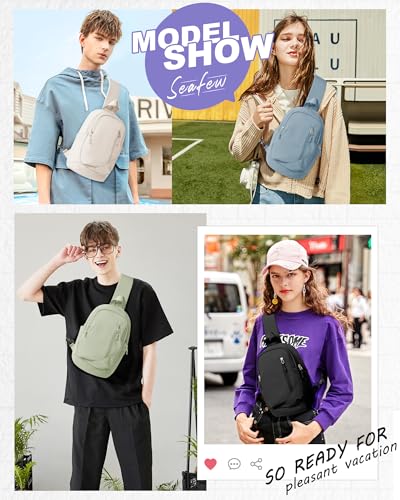 Image of Small Black Sling Crossbody Backpack Shoulder Bag for Men Women