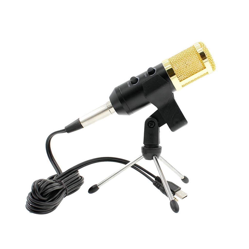 Profesjonalny mikrofon pojemnościowy USB do studia komputerowego Mikrofon do karaoke do nagrywania wideo