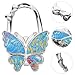 Milisten Butterfly Purse Hook for Table Portable Handbag Hanger Metal Foldable Bag Holder Women’S Office Desk Accessory Fashionable Colorful Design