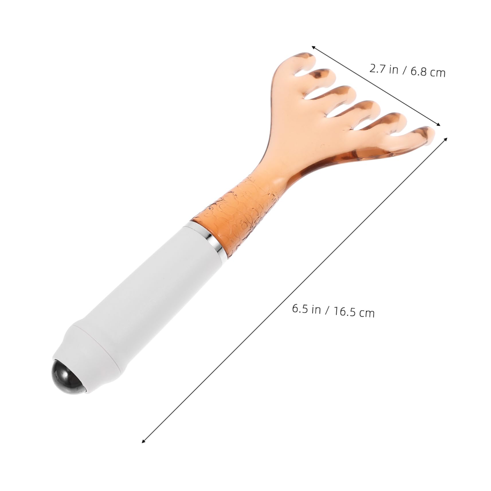 BESTYASH Neck Tool Scalp Massager Dual Head Magnetic Beads Massage Roller for Neck Scalp Relaxation Head Scratcher and Massage Tool