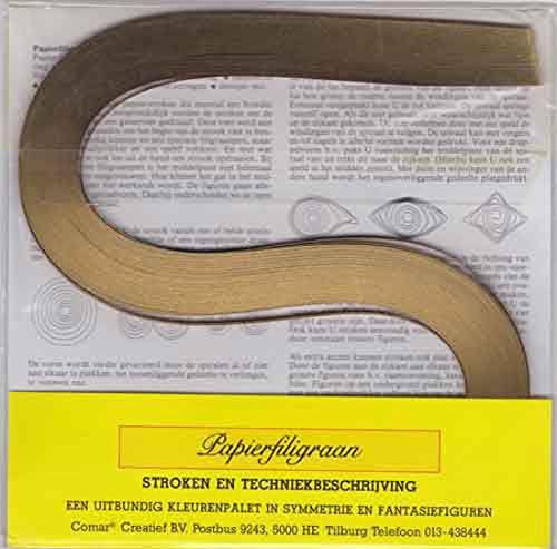 Paper Quiling Stripes - Brown - 3mm Wide and 48cm Long - 400pcs