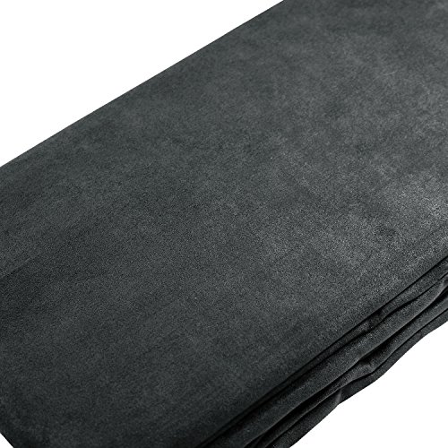 Beautissu Tagesdecke 210x280 cm Überwurfdecken für Sofa Romantica Wildleder-Optik Überwurf Bettabdeckung Tagesdecken Bettüberwurf & Sofaüberwurf Decke Sofa Überwurfdecke Bett Tagesdecke Anthrazit