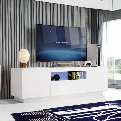 Amazon｜Bonzy Home TVスタンド LEDライト付き PIRセンサースイッチ