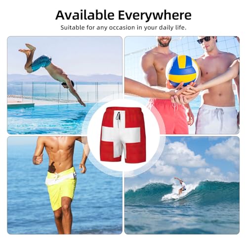 Bañador de hombre playa secado rápido transpirable suiza 4