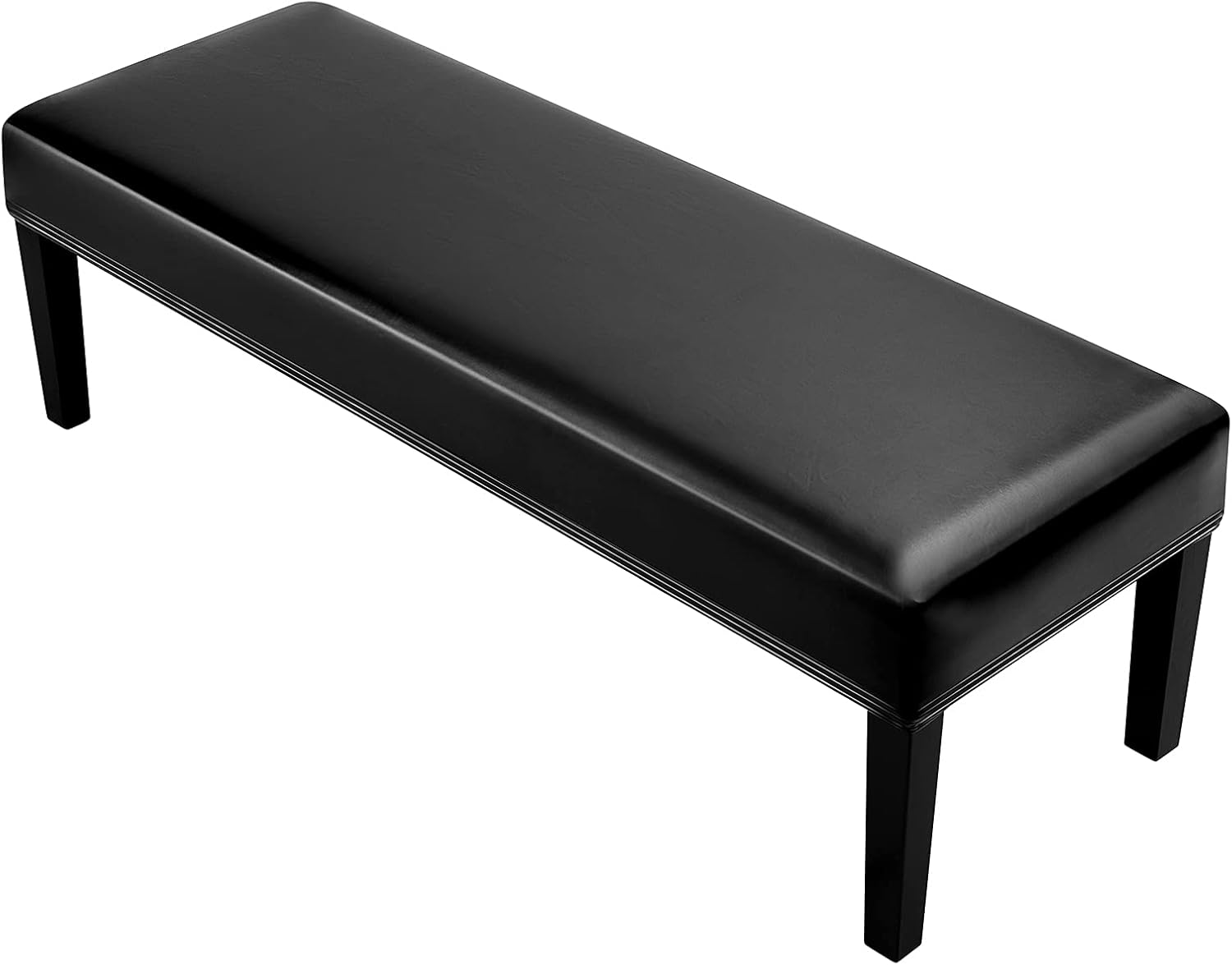 YISUN Jacquard Dining Room Bench Covers Super Stretch Spandex