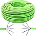 Produktbild Mr. Tronic 100m Ethernet Netzwerk Netzwerkkabel | Installationskabel | CAT6, AWG24, CCA, UTP, RJ45 (100 Meter, Grün)