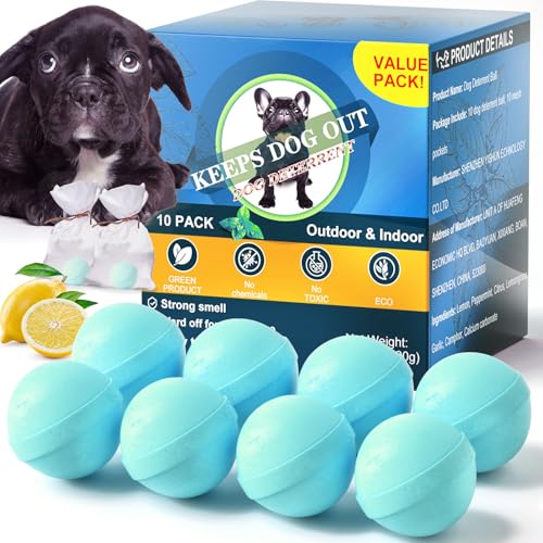 VONDER 10 Pack Dog Deterrent Outdoor Indoor Use, Preventing Dogs from Peeing Digging, Keep Pets Away from Garden, Lawn, Yard – Stops Digging, Scratching, Chewing – Safe Plant Protection (Dark Blue)