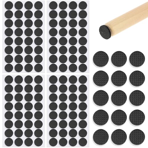 128 Stück Antirutsch Pad 20 mm Selbstklebend Möbelstopper Gummi Anti Rutsch Pads Runde Möbel Rutschhemmer für Möbel Fliesenböden Hartholzböden Möbelfüße Stuhlbeine Sofas