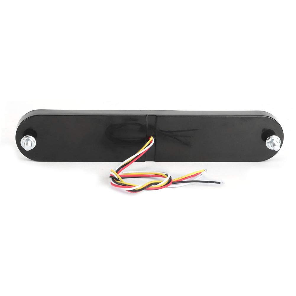 Reminnbor Fanale posteriore a LED per camion | Indicatore di direzione fanale posteriore impermeabile 3 in 1 100LED 12V-24V giallo + rosso