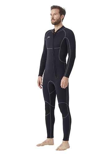 Hevto Men 3/2mm Neoprene Front Zip Wetsuit
