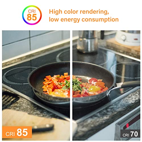 Dicuno Microwave Light Bulbs 40W, E17 Dimmable Led Bulb, Warm White 2700K, 400Lm, E17 Intermediate Base Incandescent Replacement For Under Range Hood, Over Stove, Refrigerator, 2 Pack #TOP5