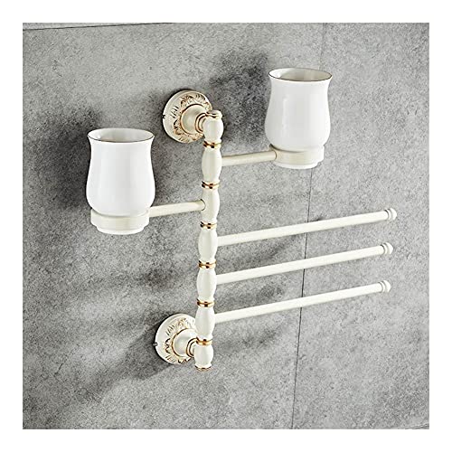 Porte-serviettes rotatif 360 compact et mural pour un séchage rapide - 2